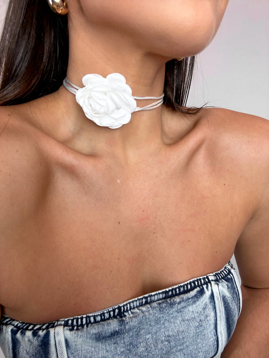 Floral Choker Necklace