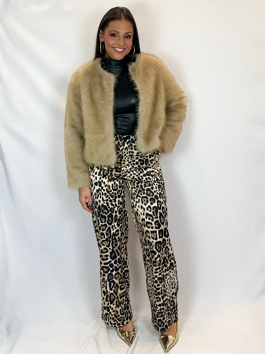 Rockin' Around Leopard Pants