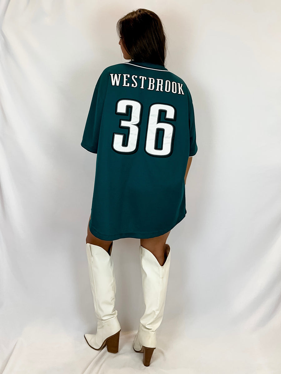 XXL Vintage Philadelphia Eagles Westbrook Baseball Jersey