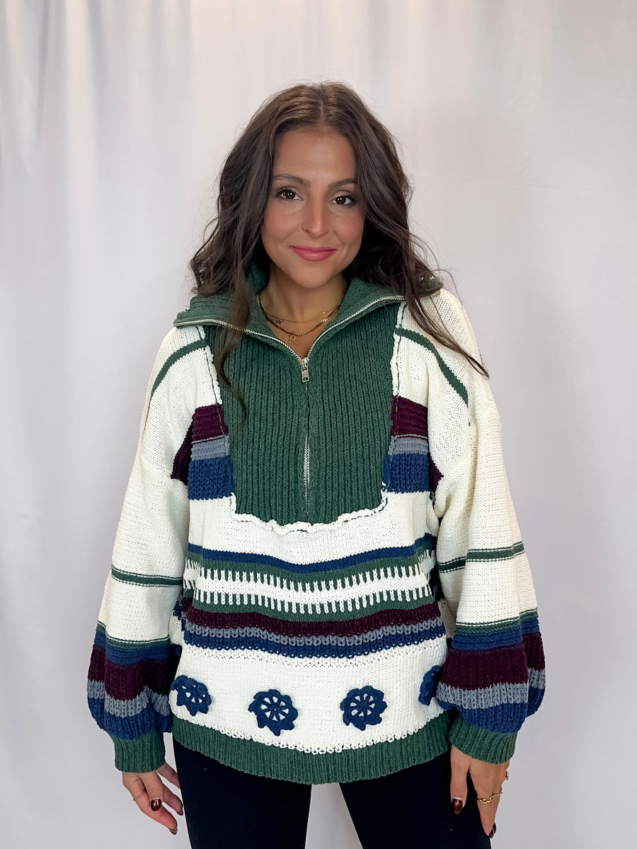 Fireside Quarter Zip Sweater