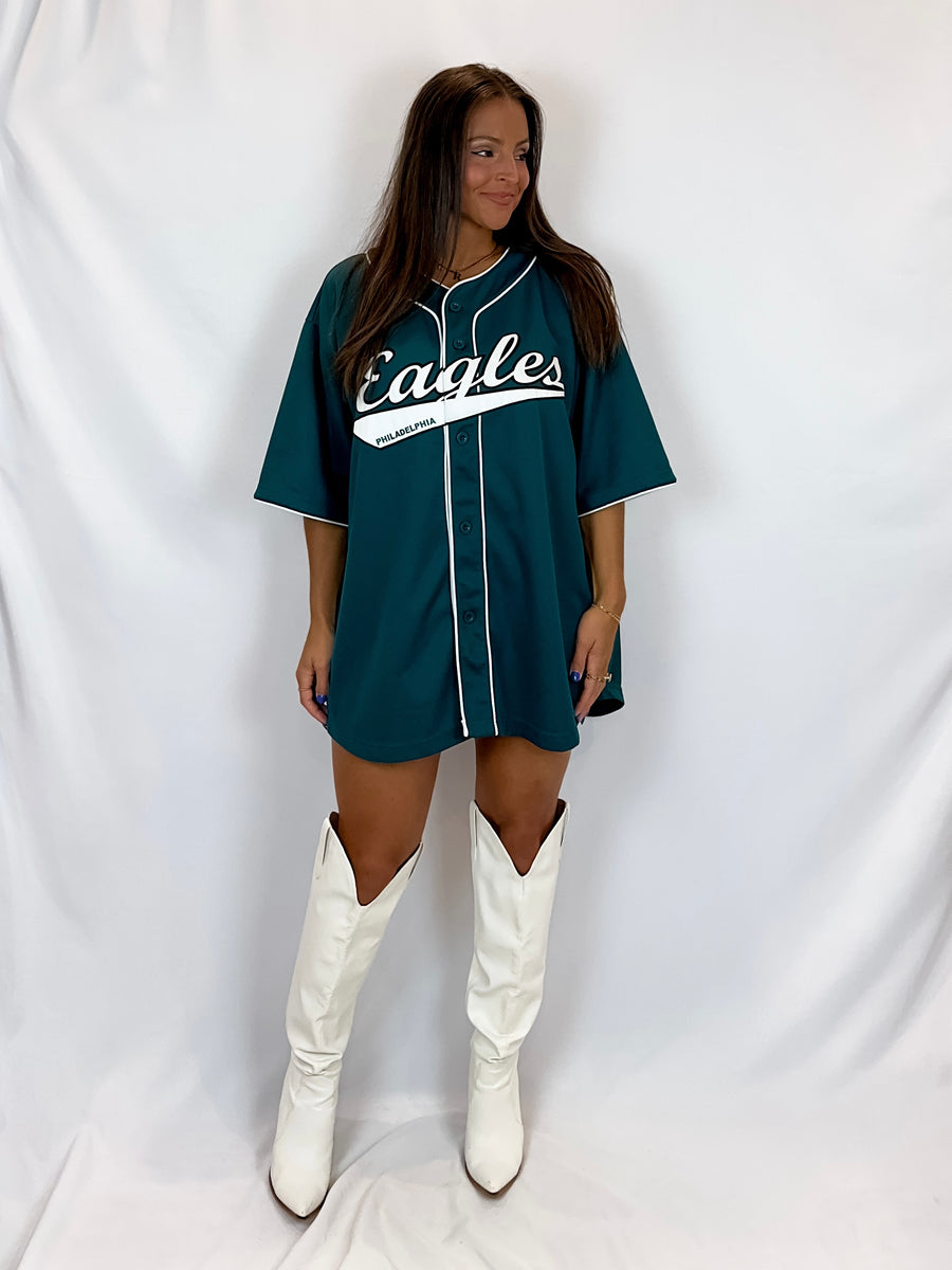 XXL Vintage Philadelphia Eagles Westbrook Baseball Jersey