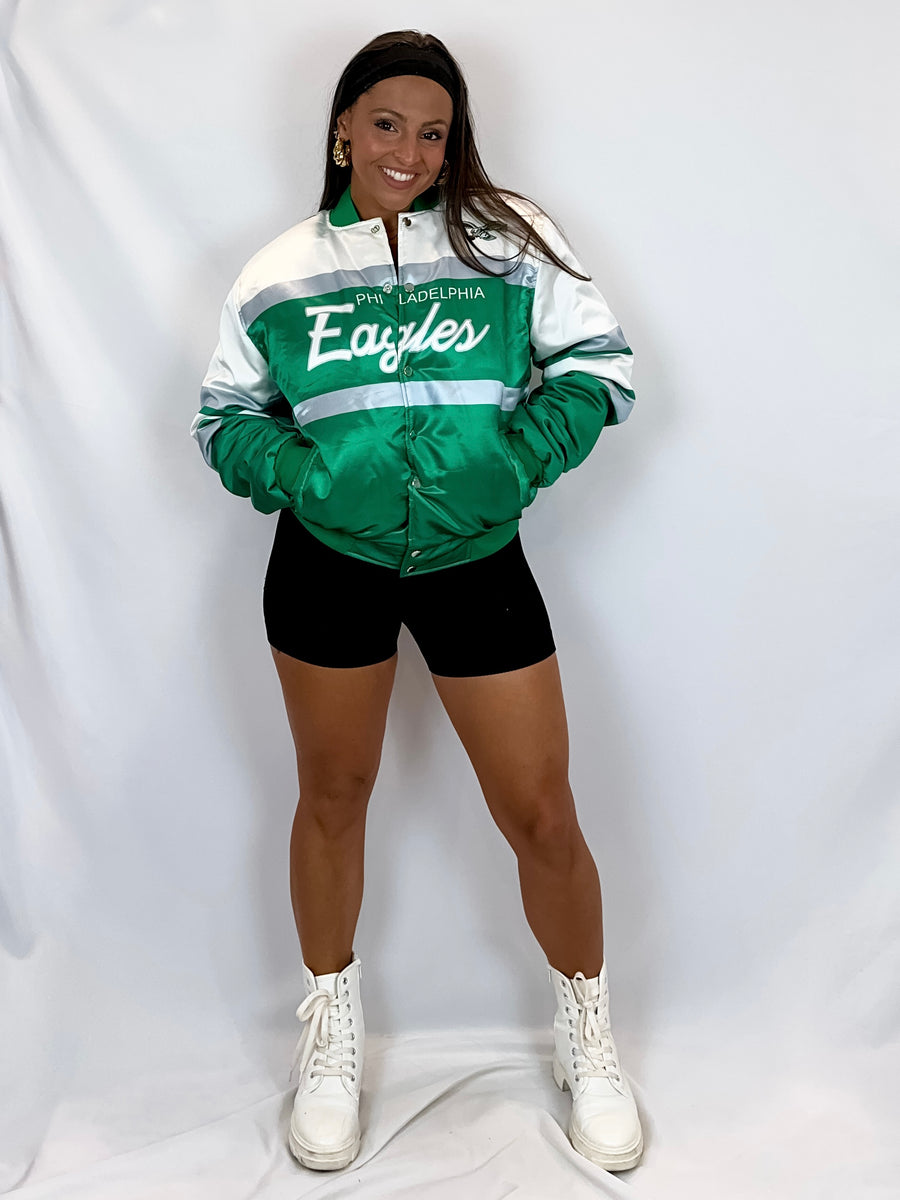 XL Retro Eagles Bomber Jacket