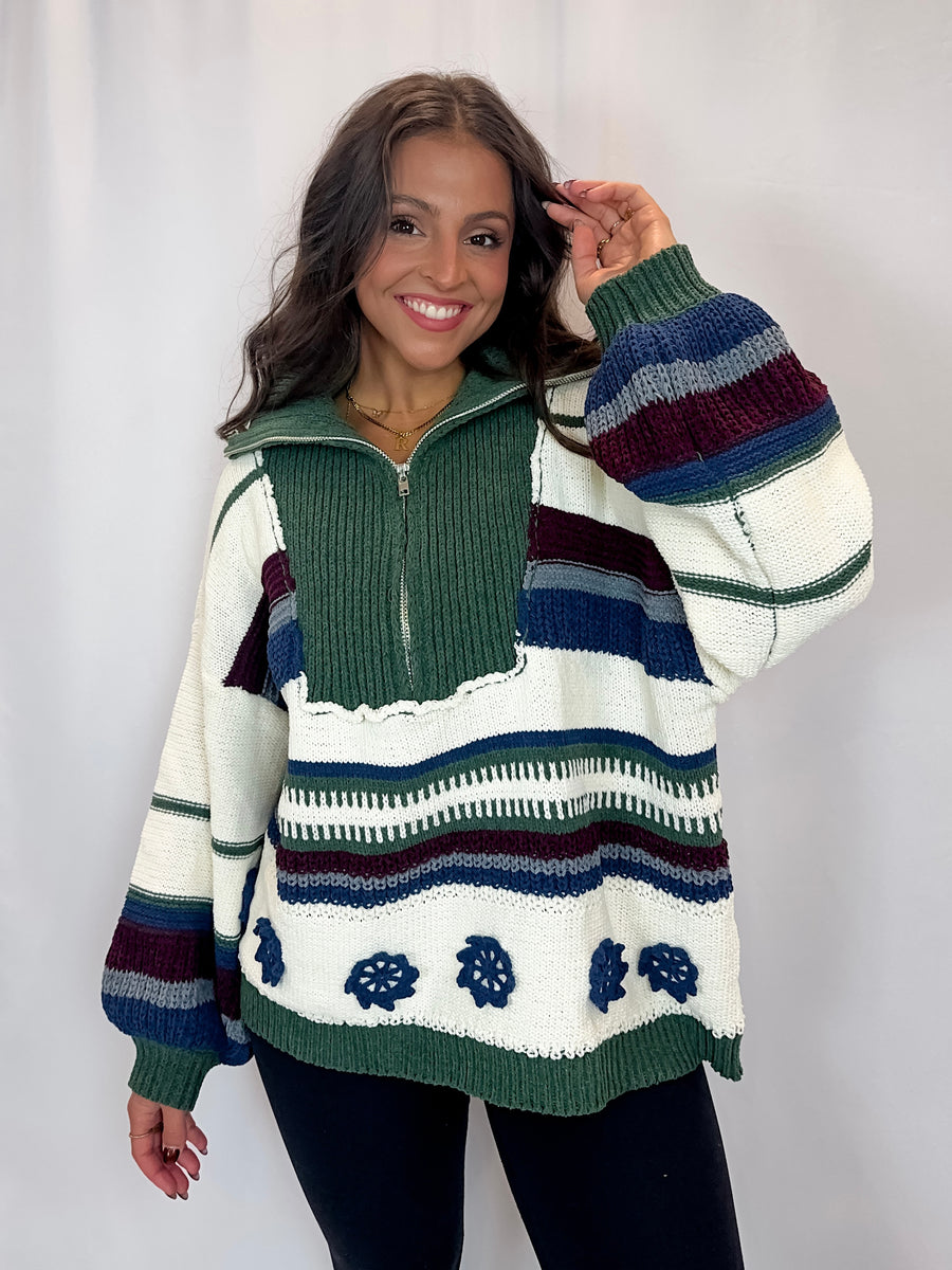 Fireside Quarter Zip Sweater