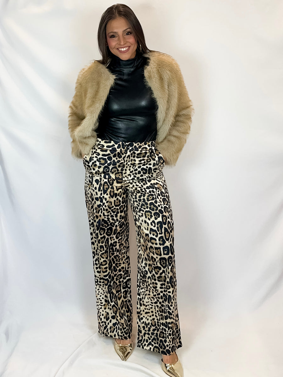 Rockin' Around Leopard Pants