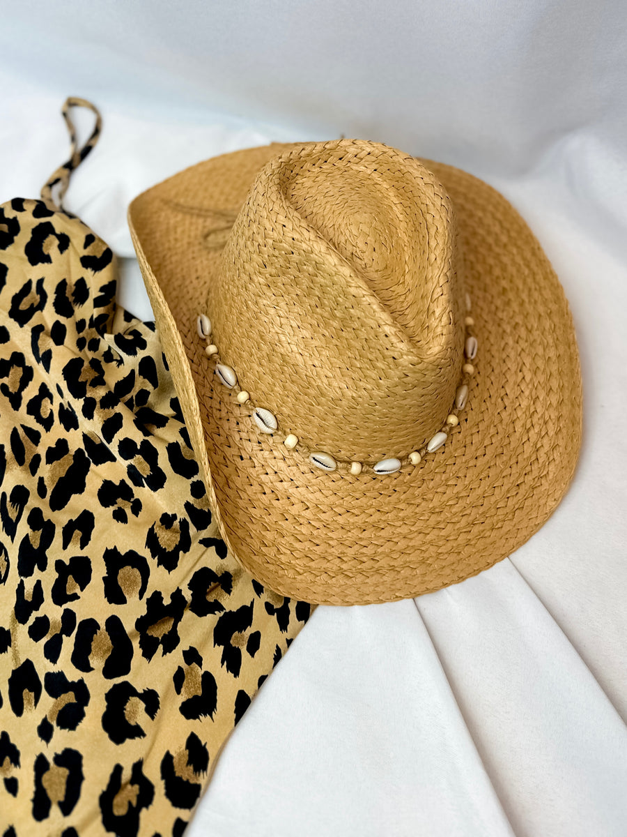 Straw Braided Cowgirl Hat