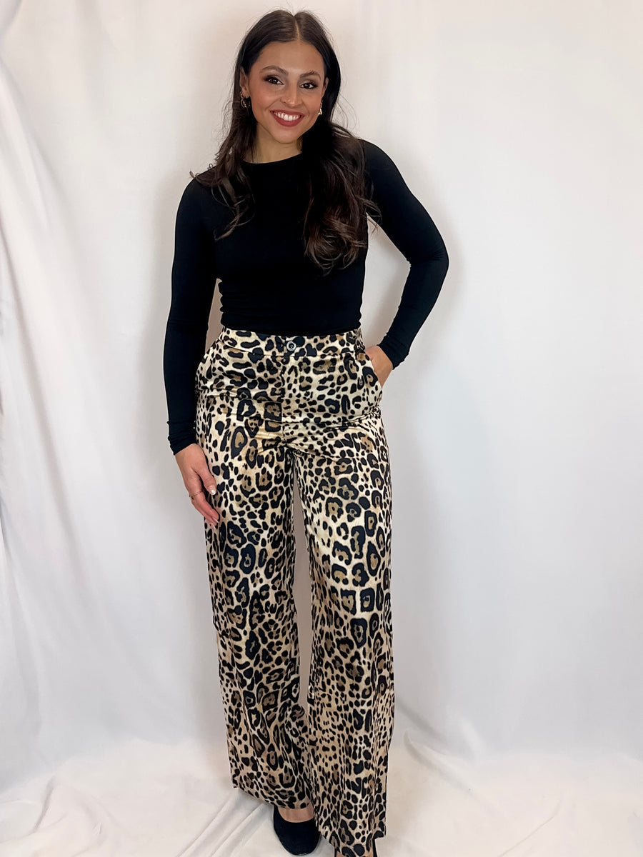 Rockin' Around Leopard Pants