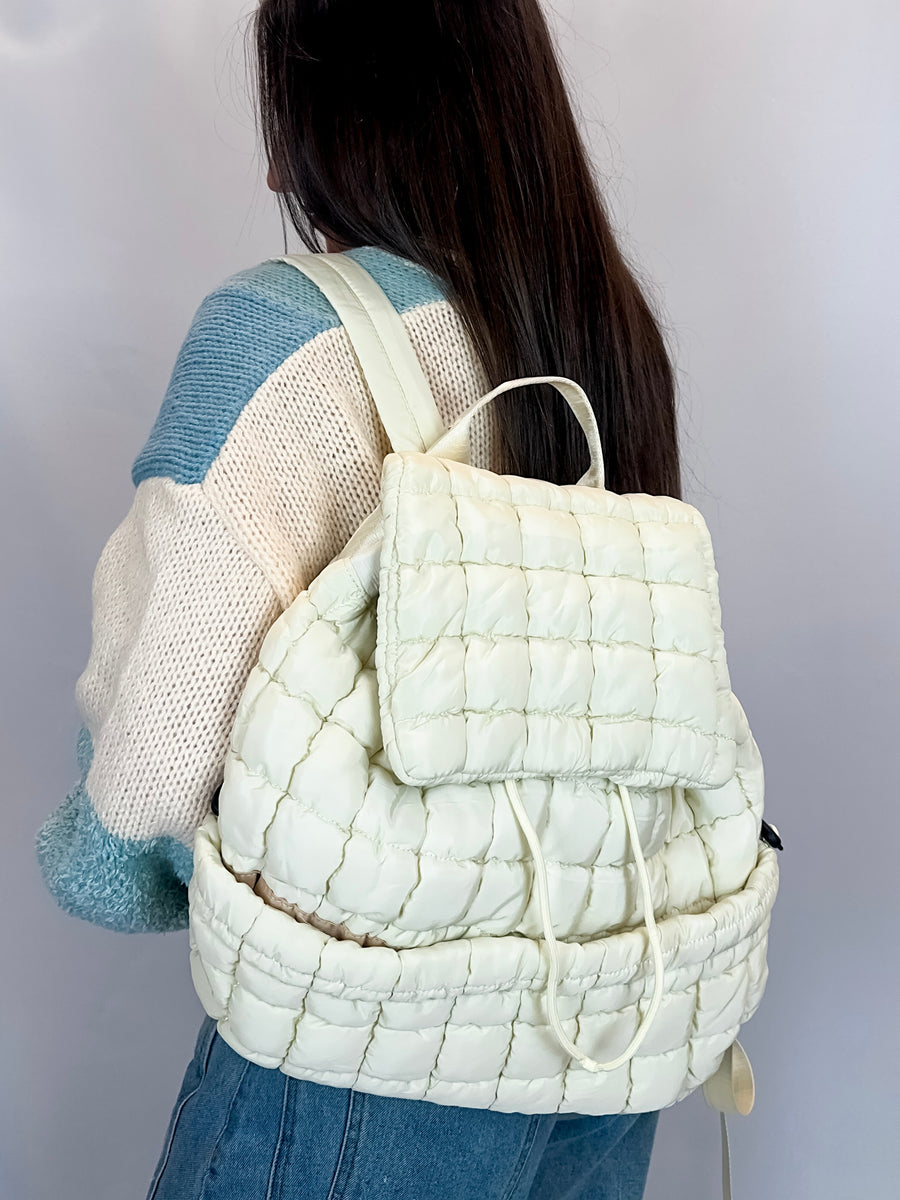 Quilted Puffer Backpack