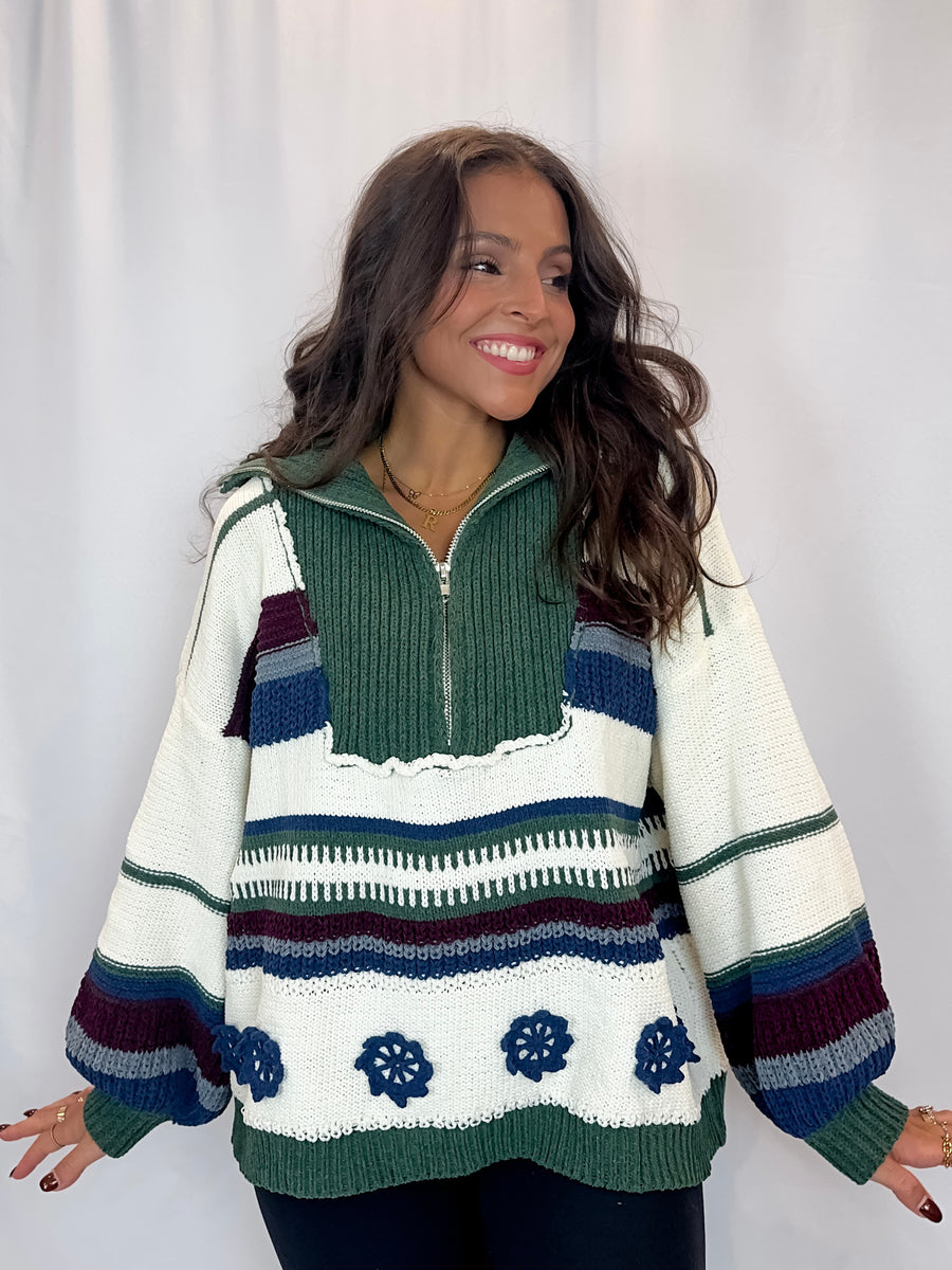 Fireside Quarter Zip Sweater