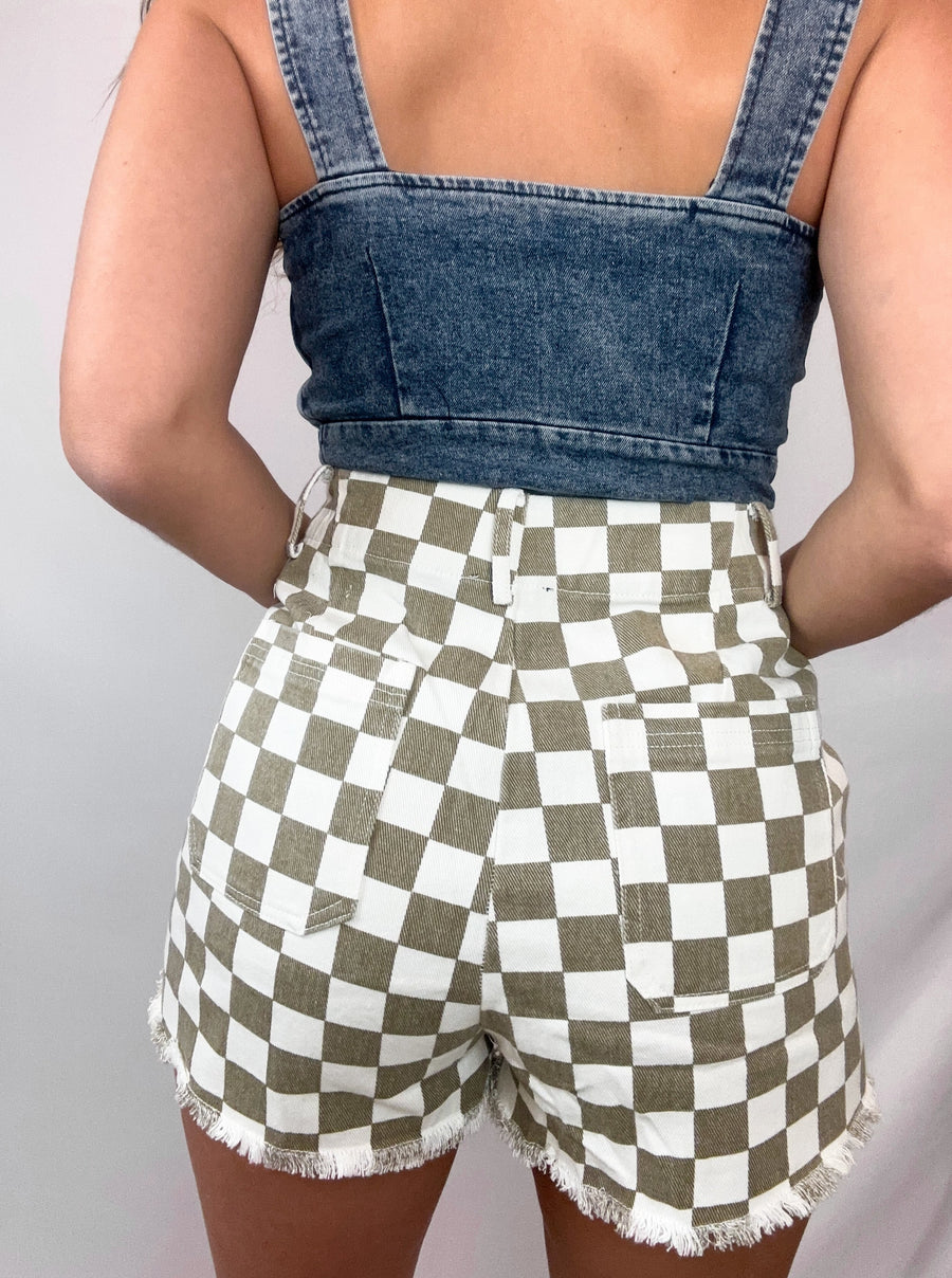 Fair & Square Checker Shorts