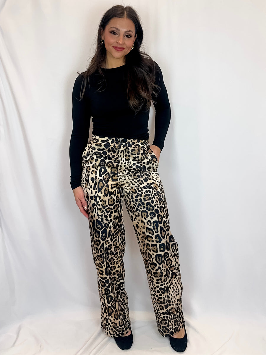 Rockin' Around Leopard Pants