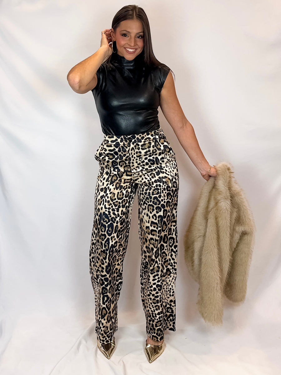 Rockin' Around Leopard Pants