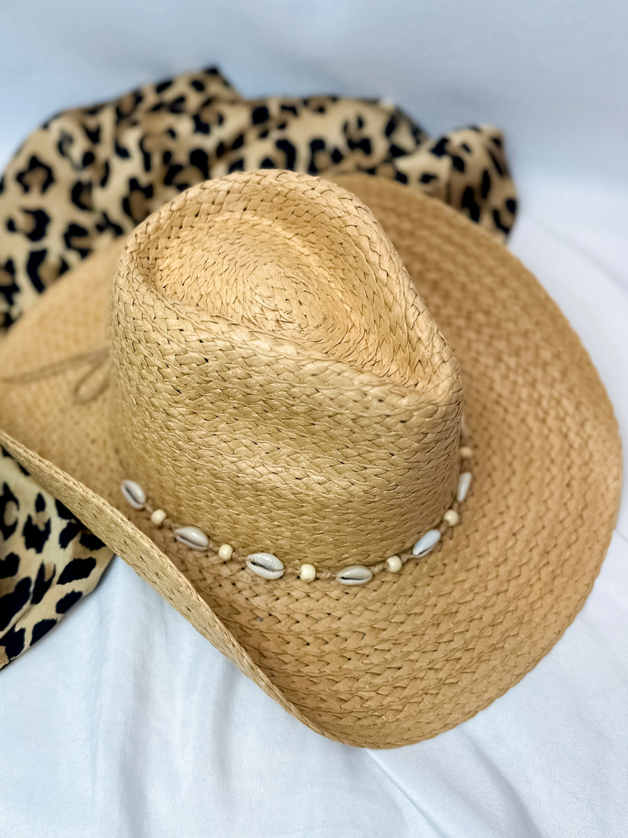 Straw Braided Cowgirl Hat