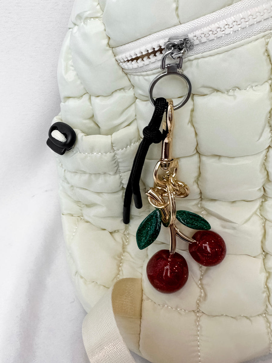 Cherry Bag Charm