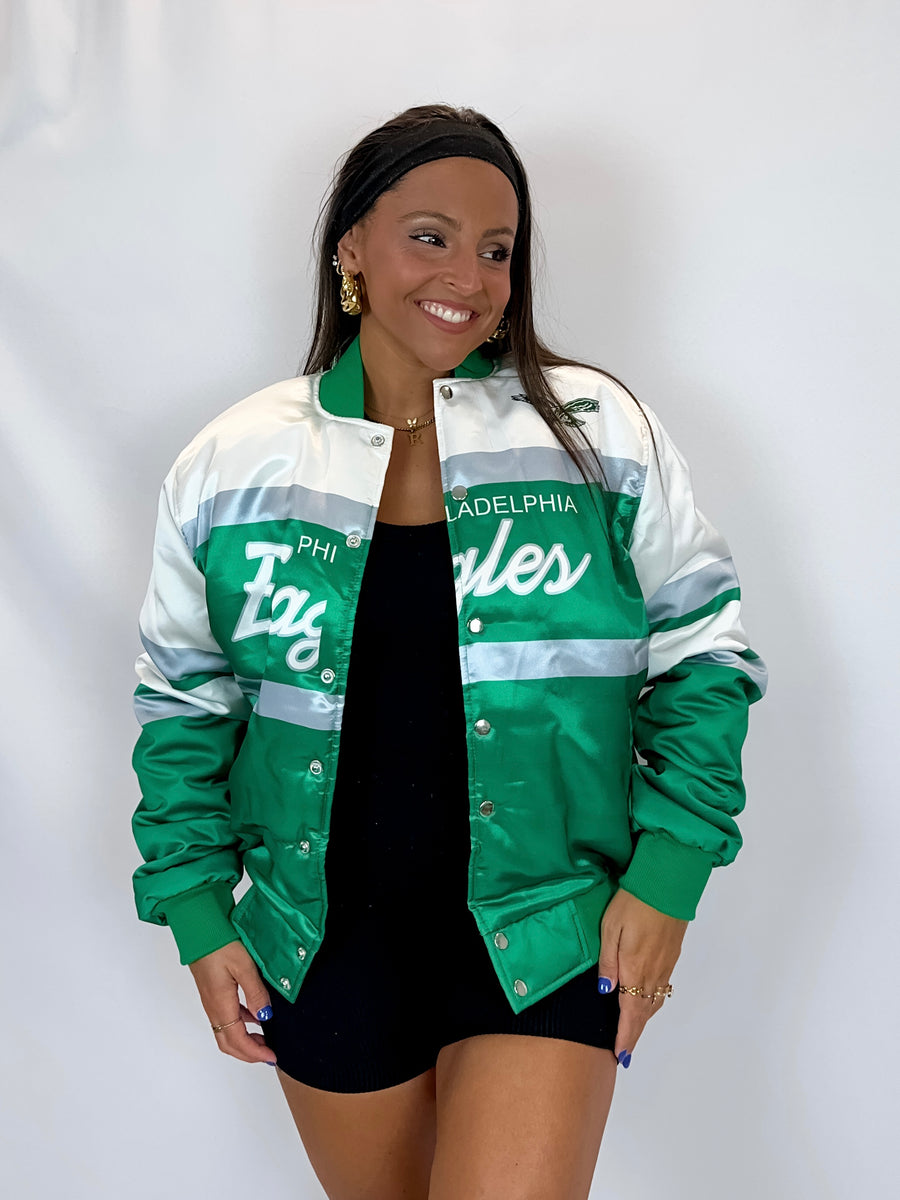 XL Retro Eagles Bomber Jacket