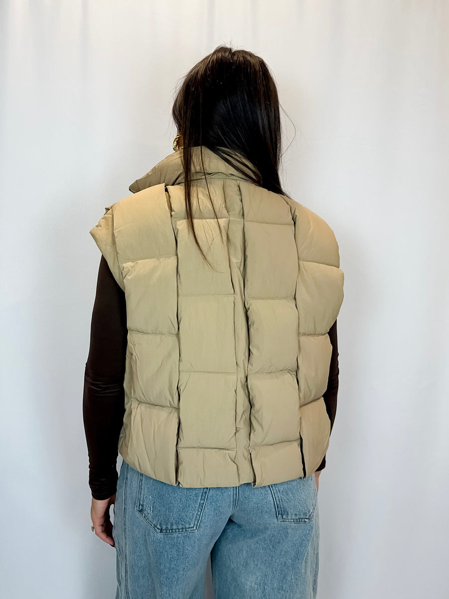 Checking In Puffer Vest