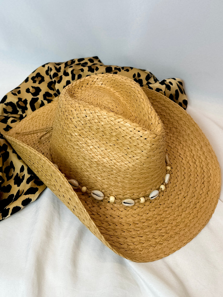 Straw Braided Cowgirl Hat