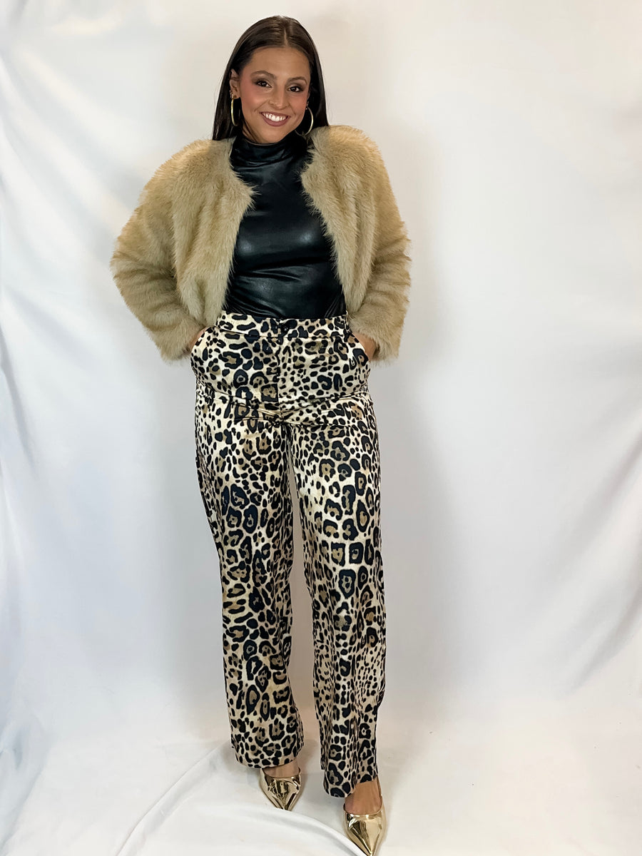 Rockin' Around Leopard Pants