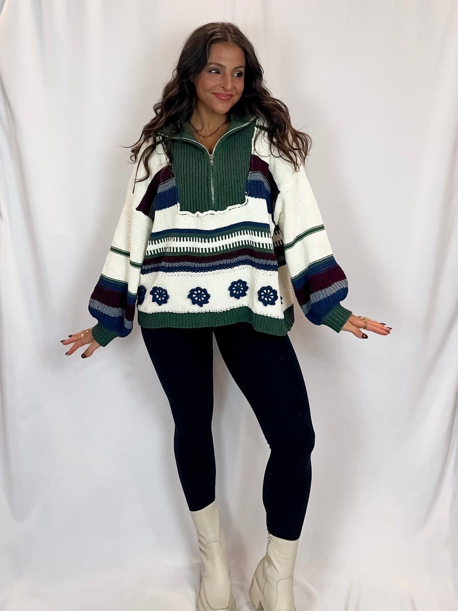 Fireside Quarter Zip Sweater