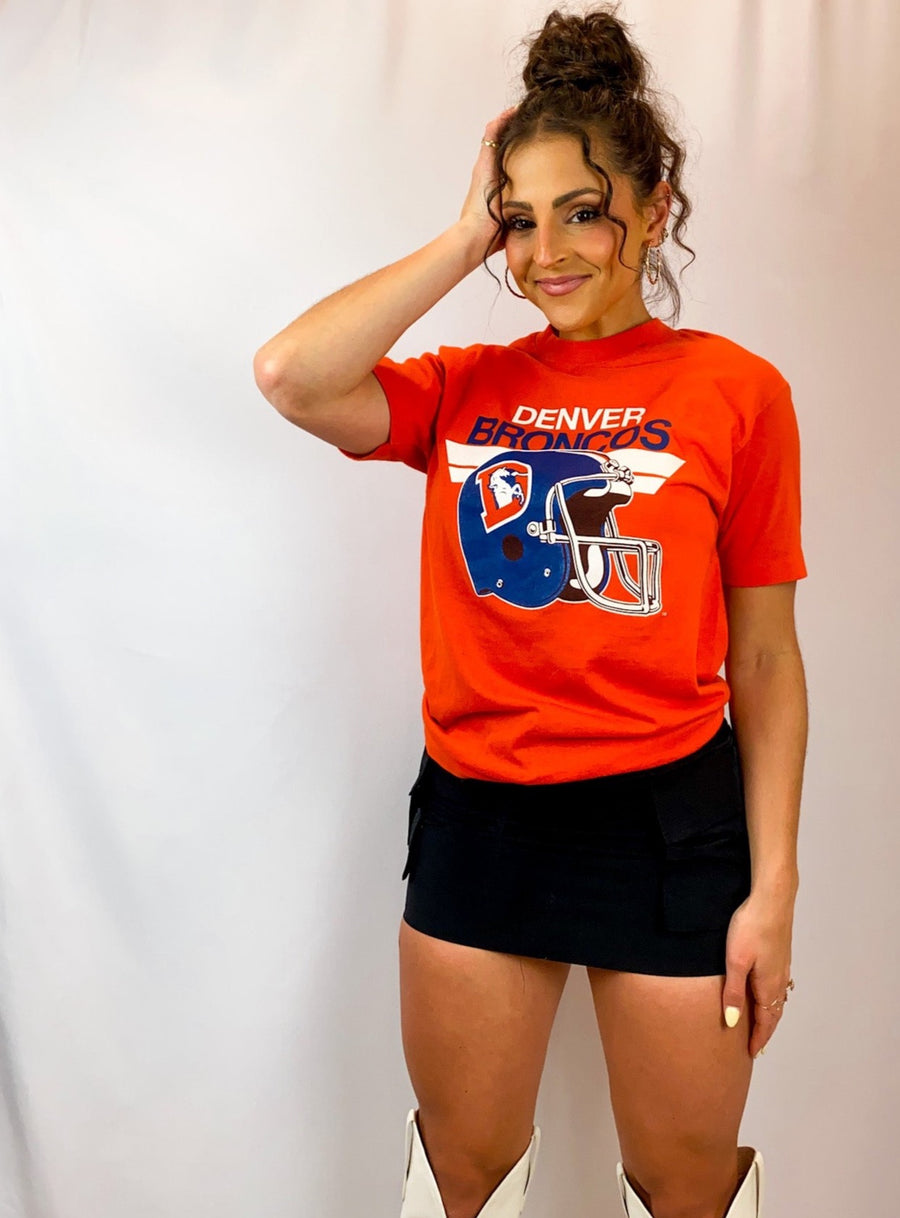 Youth Vintage Denver Broncos Tee Shirt